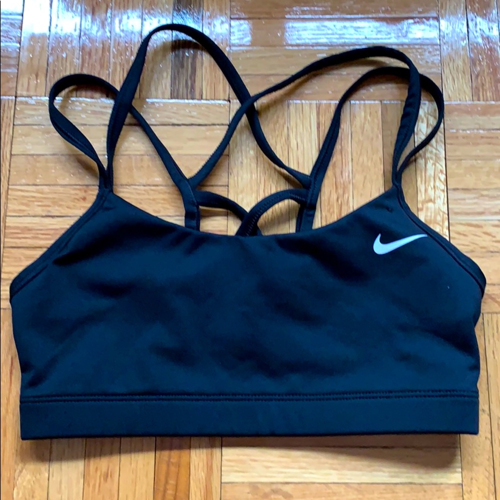Nike black sports bra
